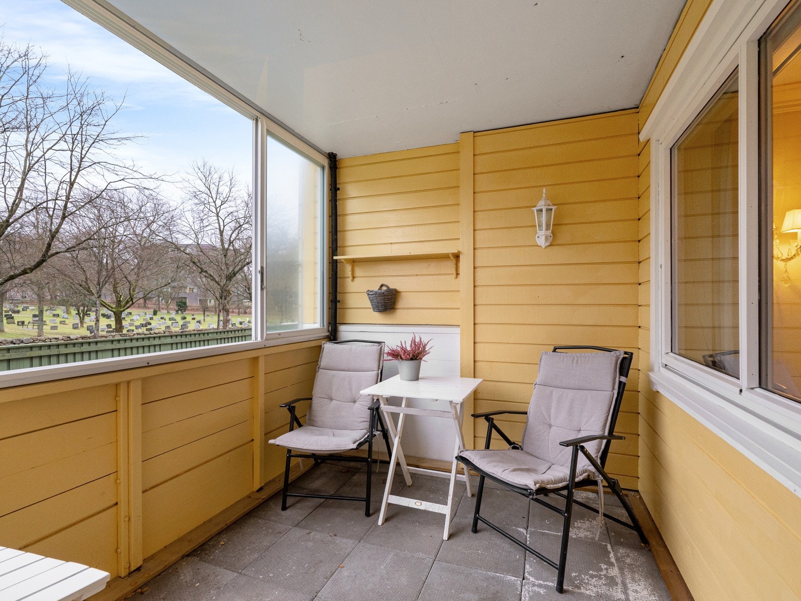 Vestvendt balkong Galleribilde