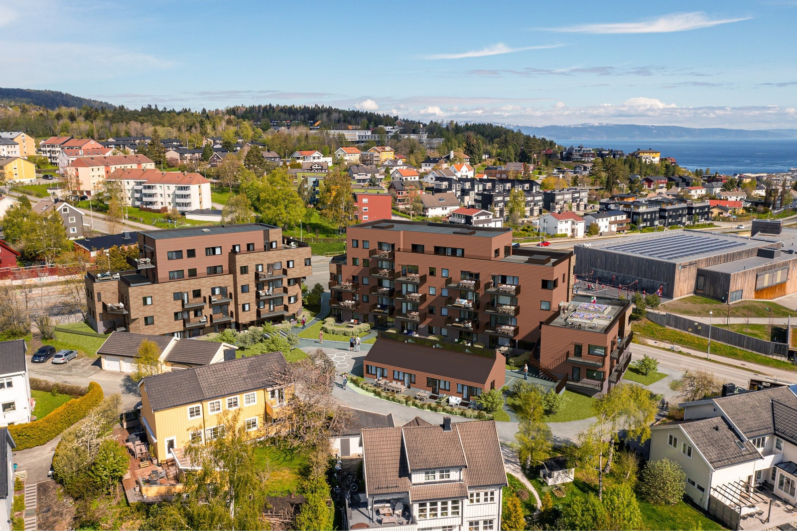 Kort vei både til sentrum og Bymarka - metrobuss rett utenfor Galleribilde