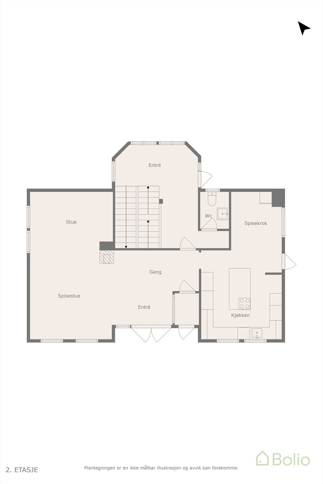 Plantegning Galleribilde