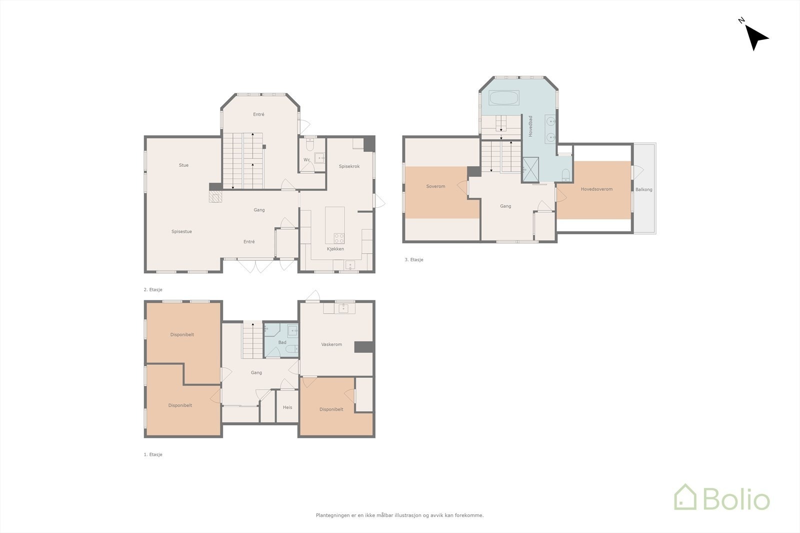Plantegning Galleribilde