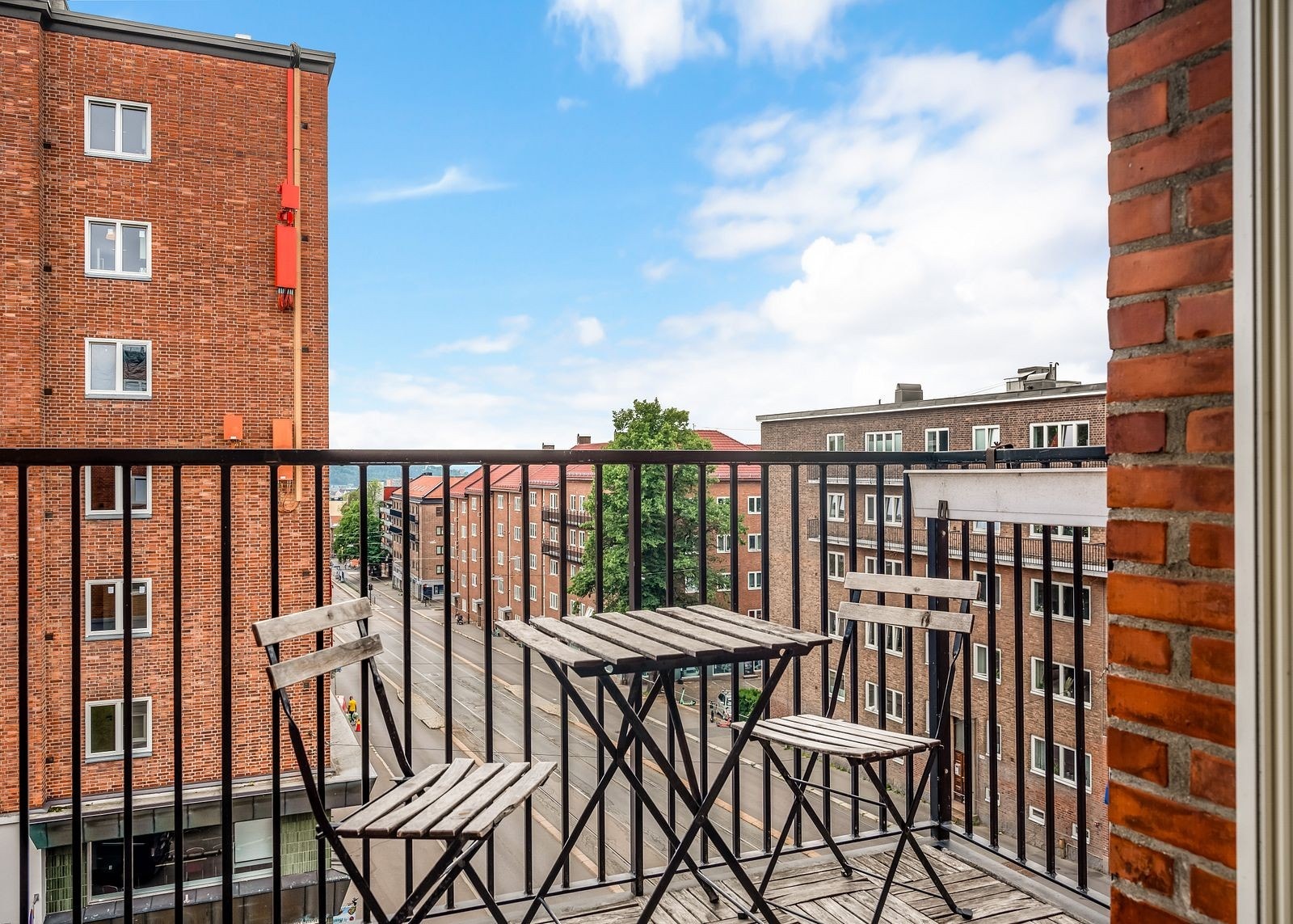 Balkong med flott utsikt Galleribilde