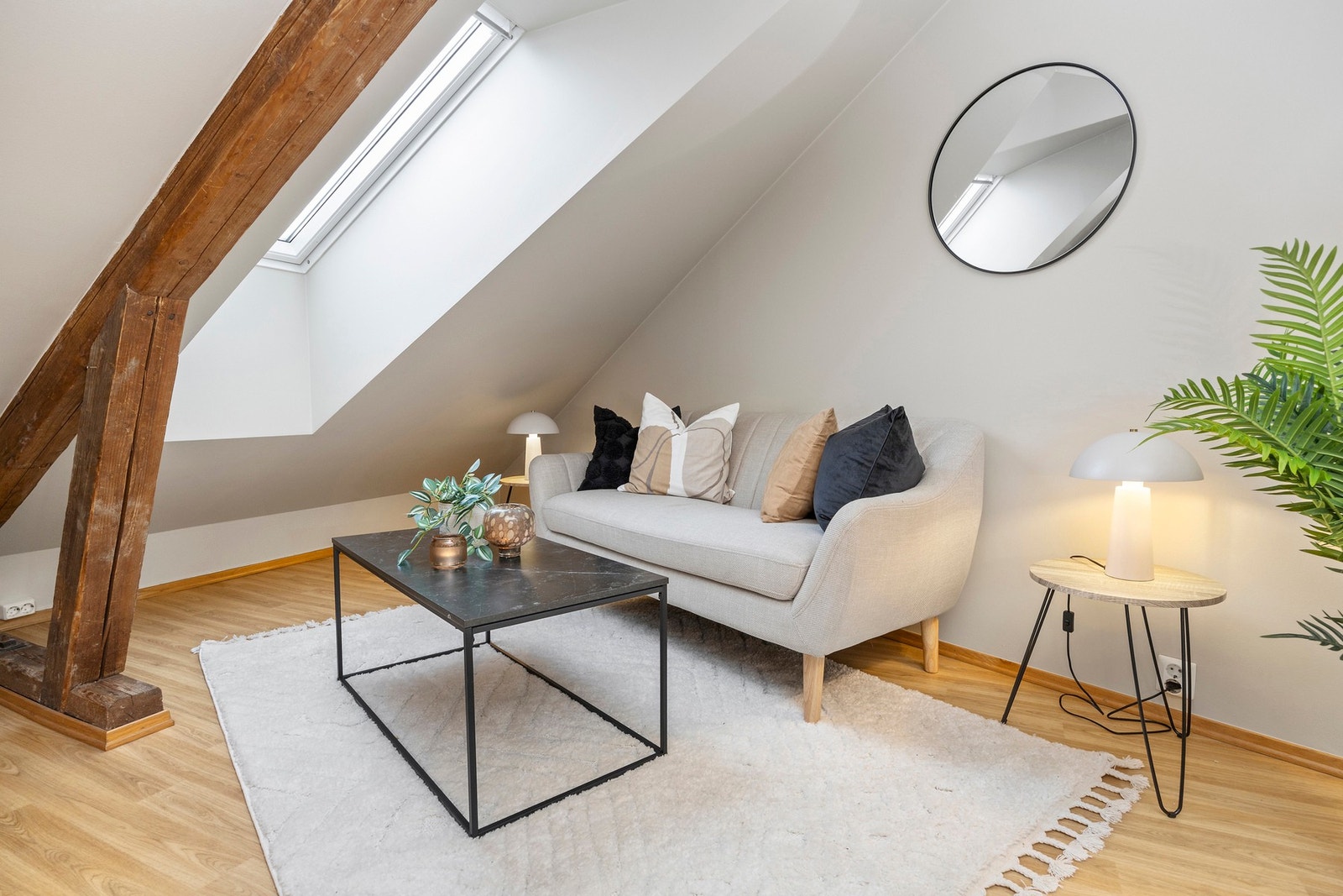 Leiligheten ble er nymalt mot slutten av 2024. Galleribilde