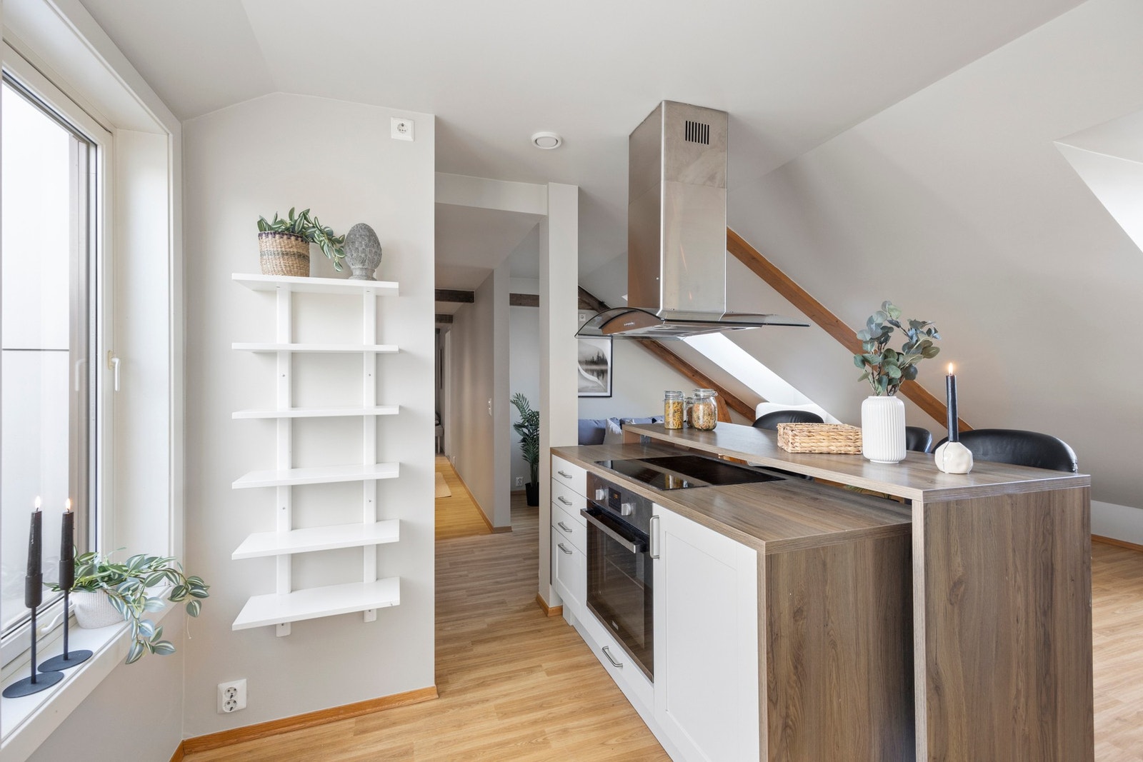 Velkommen over til den andre delen av leiligheten. Galleribilde