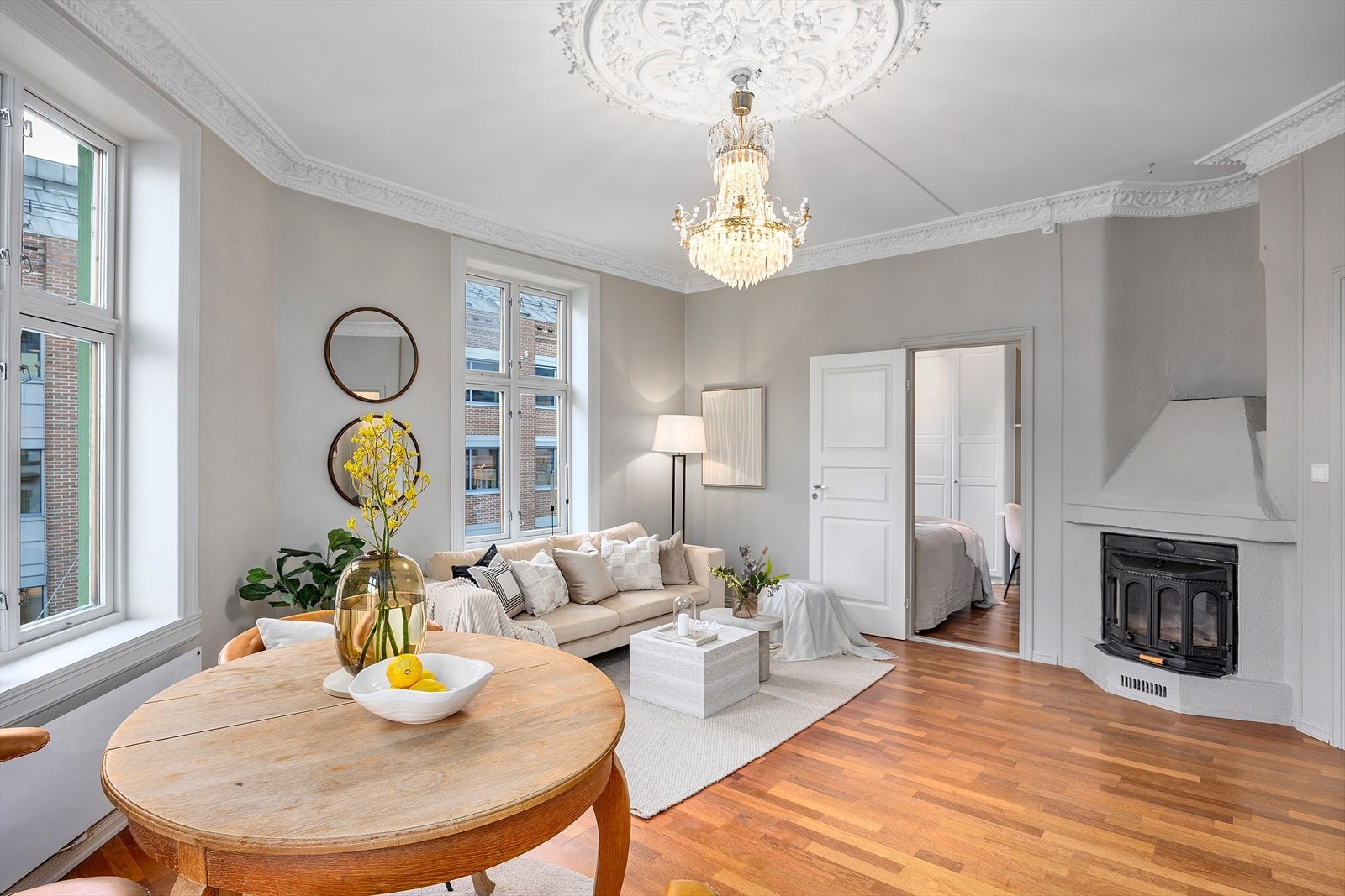 Flott peis som skaper en lun og koselig stemning på kalde dager. Galleribilde