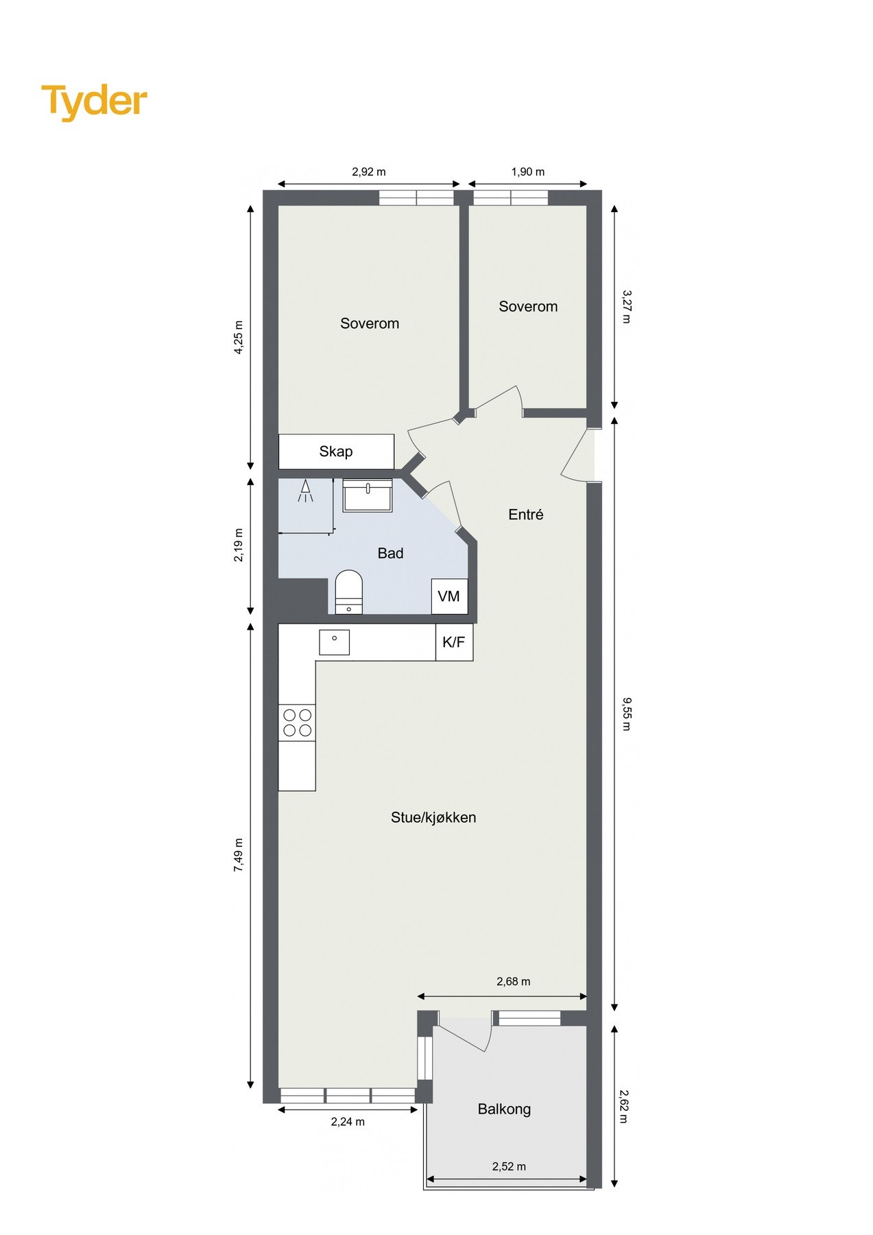 Plantegning Galleribilde