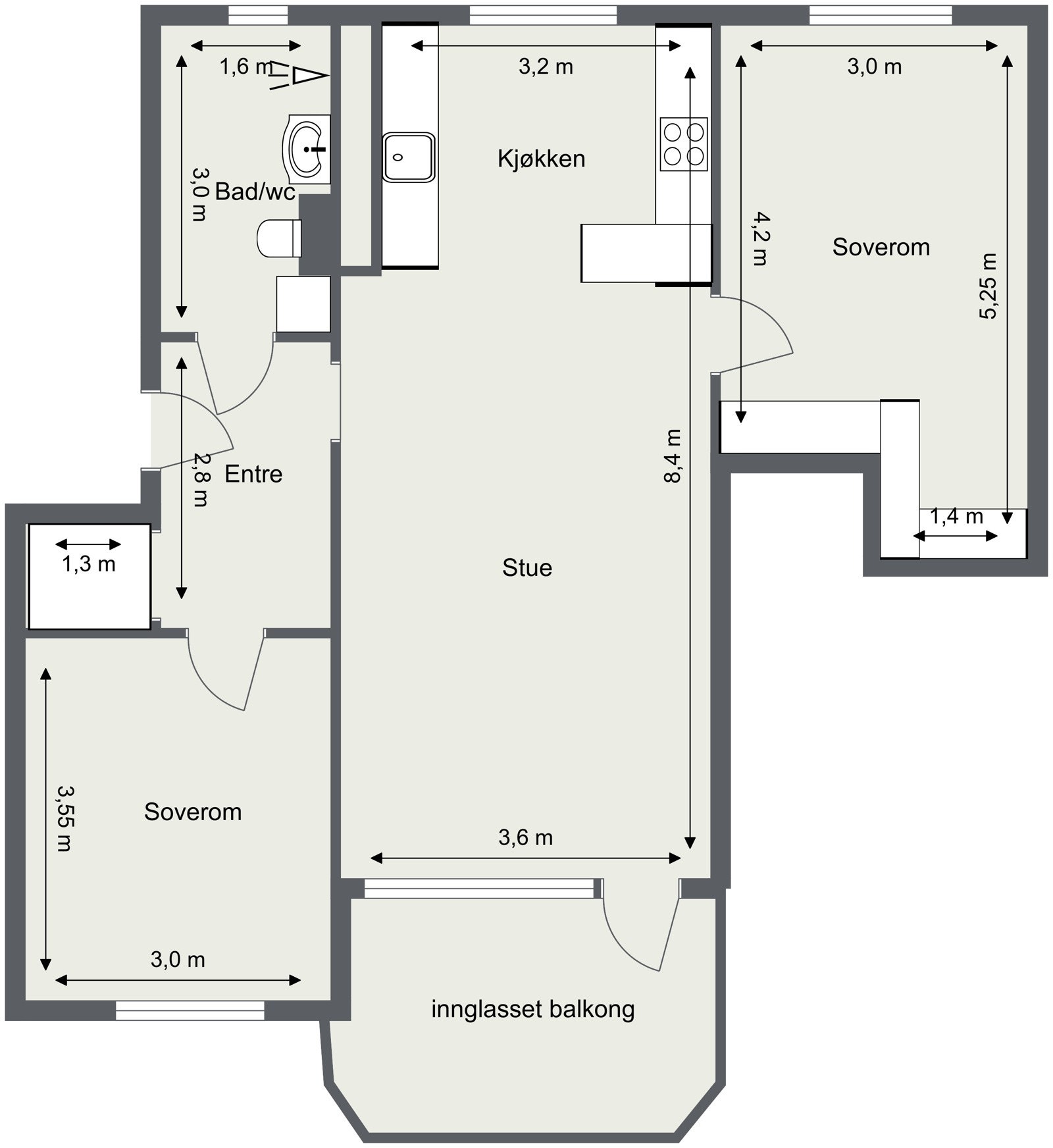 Plantegning. Galleribilde