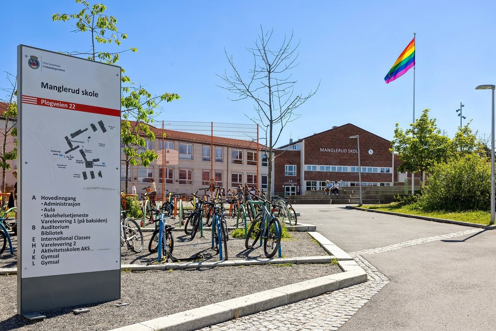 Manglerud skole. Galleribilde