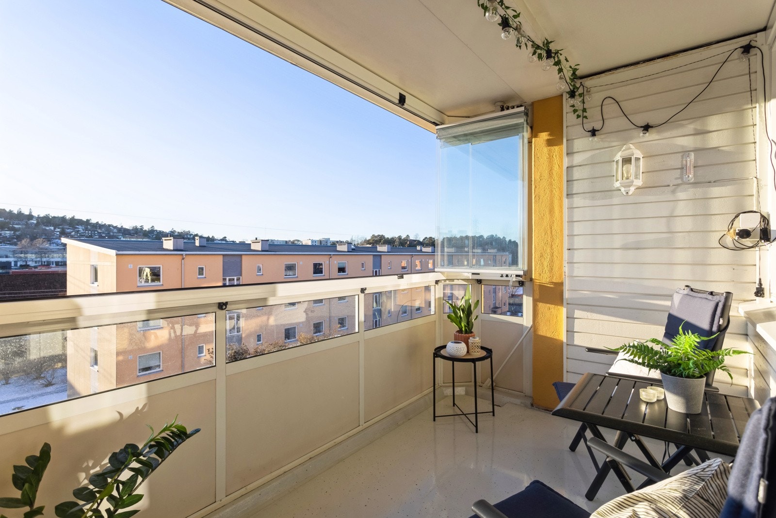 God plass til hagemøbler og fint utsyn. Galleribilde