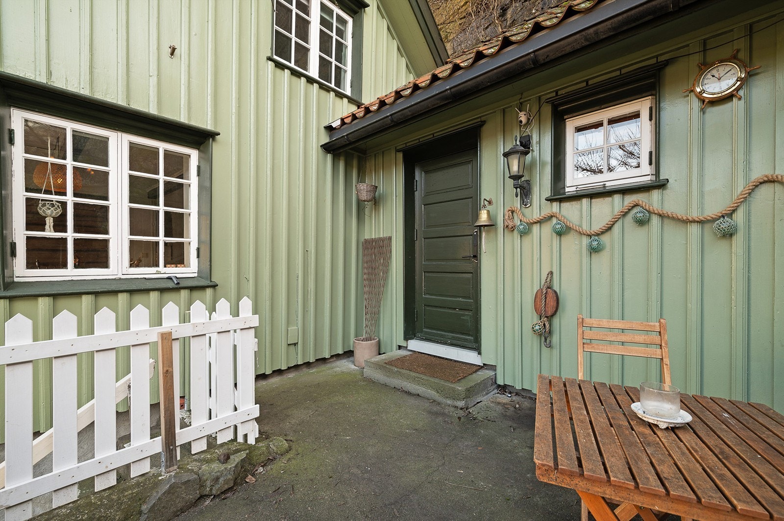 Koselig uteplass Galleribilde