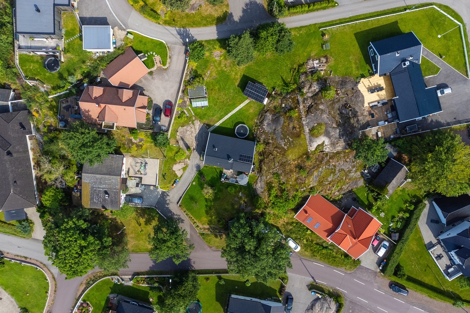 Det er gitt rammetillatelse for de tre boligtomtene. Galleribilde