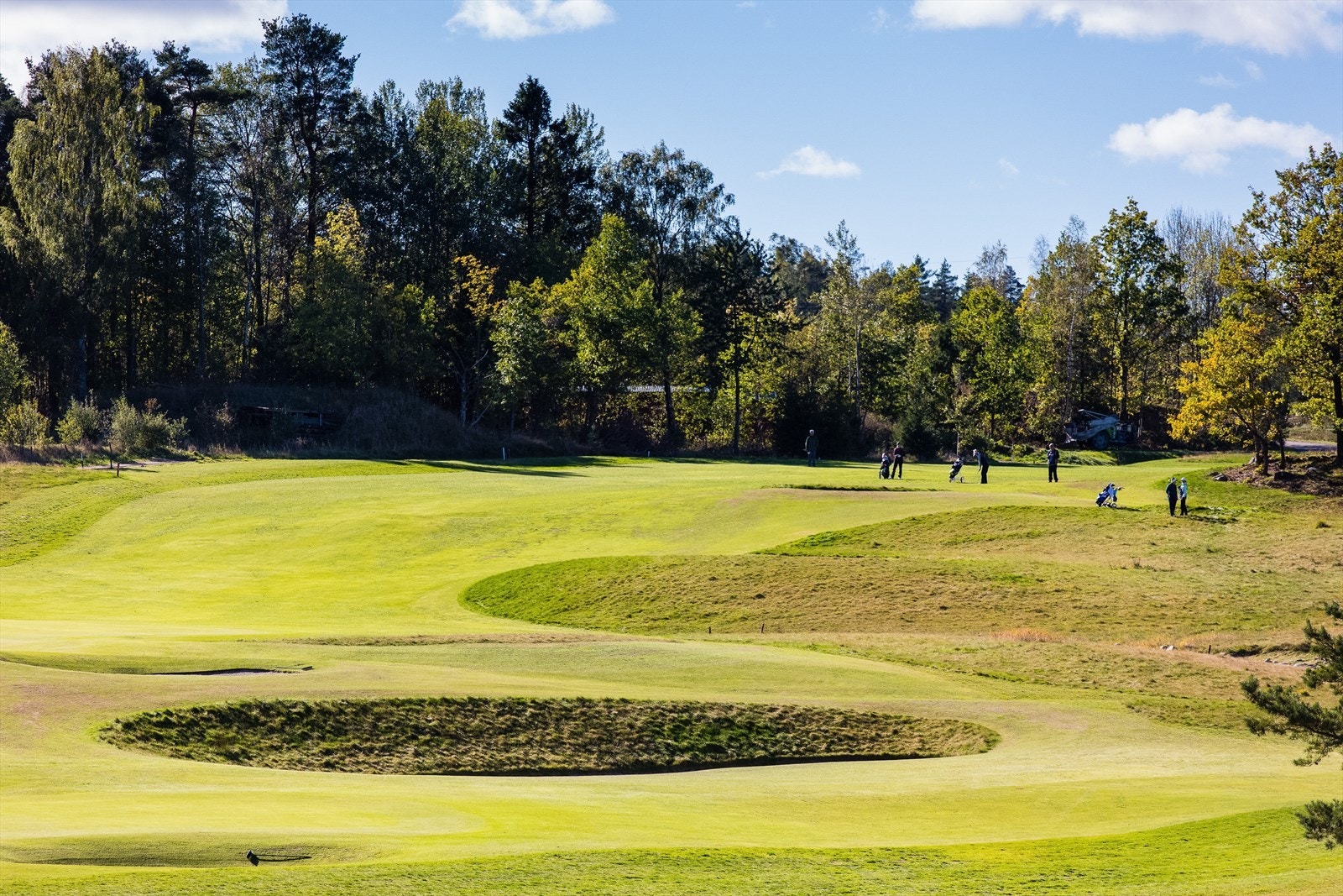 Nøtterøy Golfklubb på Borgheim har 18 hull og har par på 72. Galleribilde