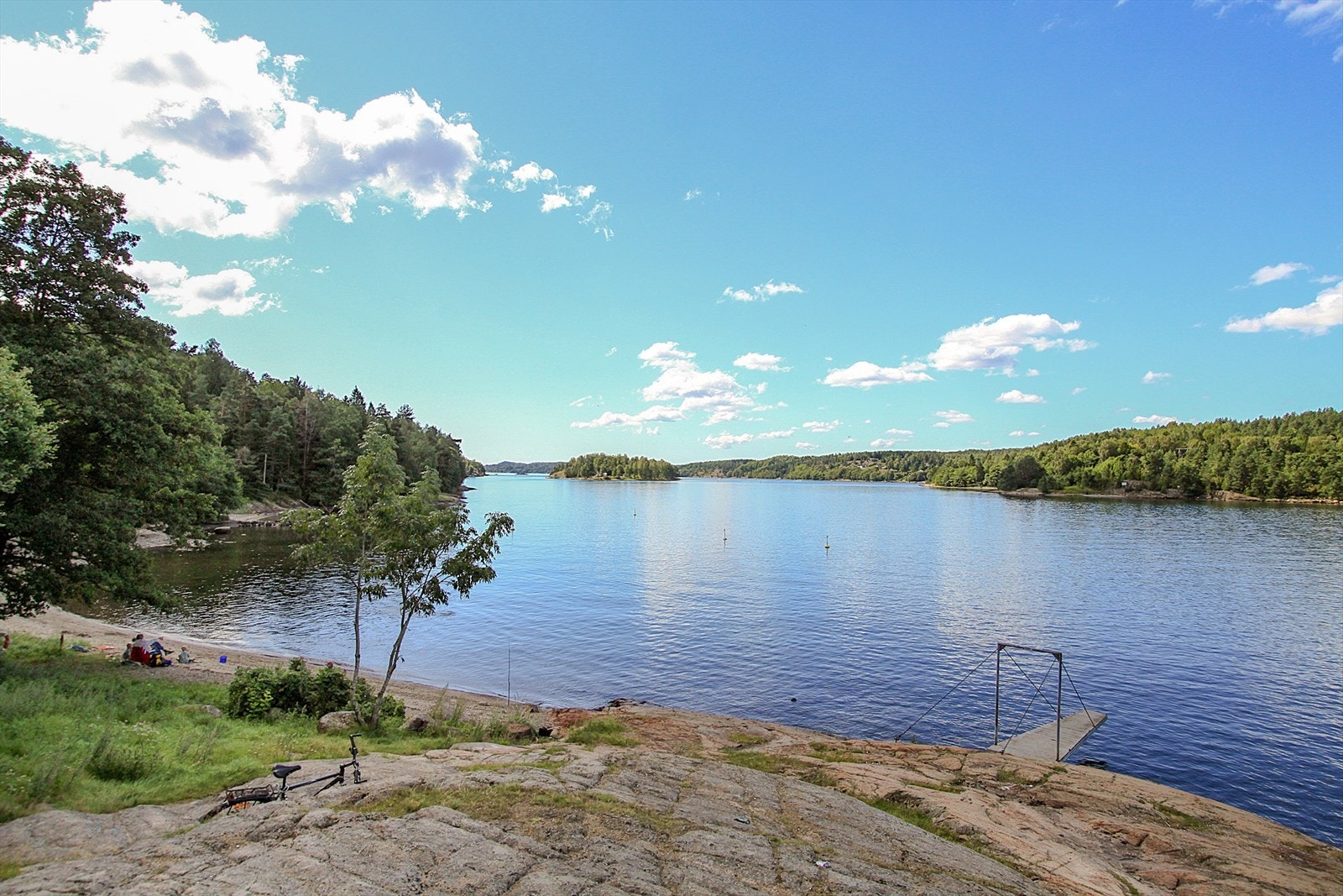 Badeplass på Hella Galleribilde