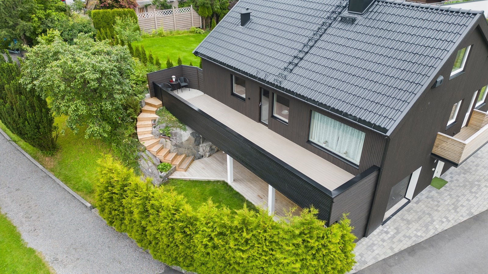 Dronefoto Galleribilde