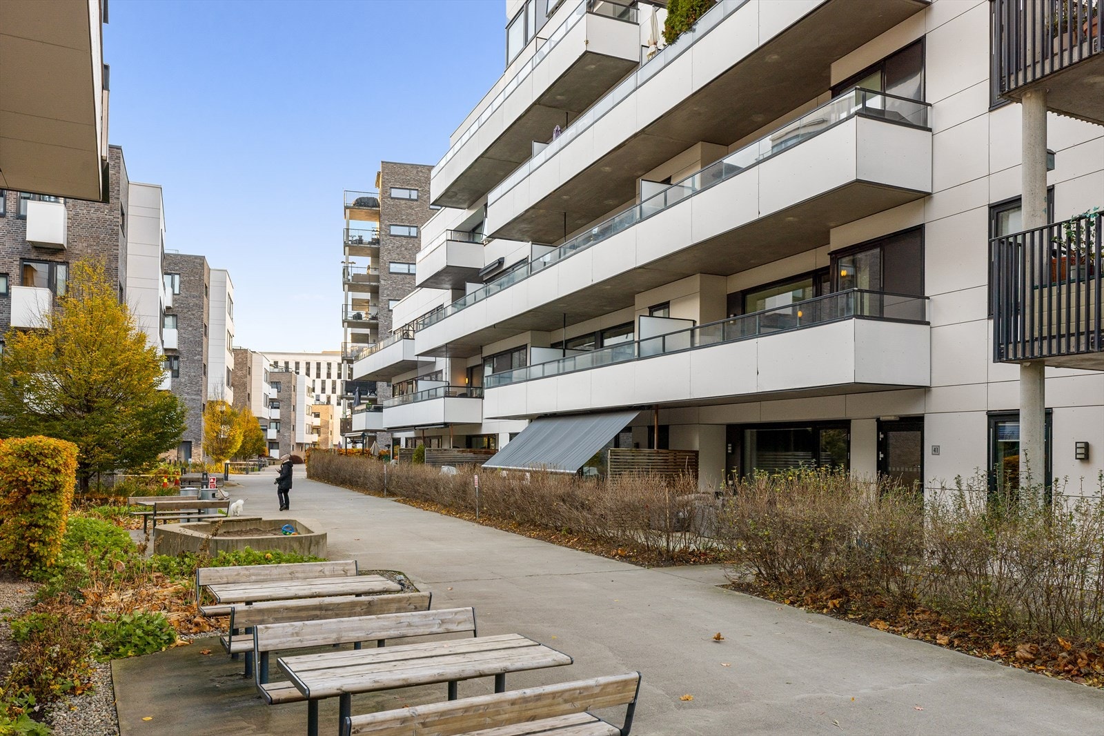 Leiligheten ligger i Kværnerbyen midt mellom Vålerenga og foten av Ekebergåsen. Galleribilde