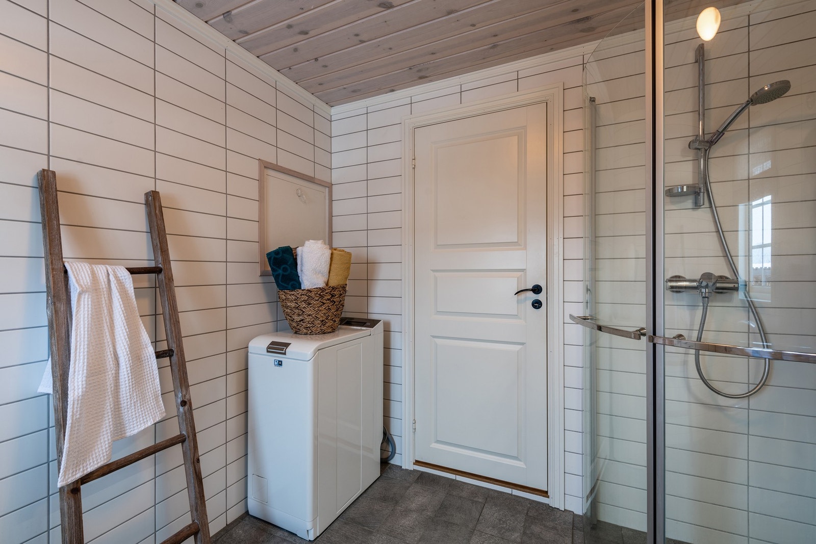 Badet har også opplegg for vaskemaskin Galleribilde