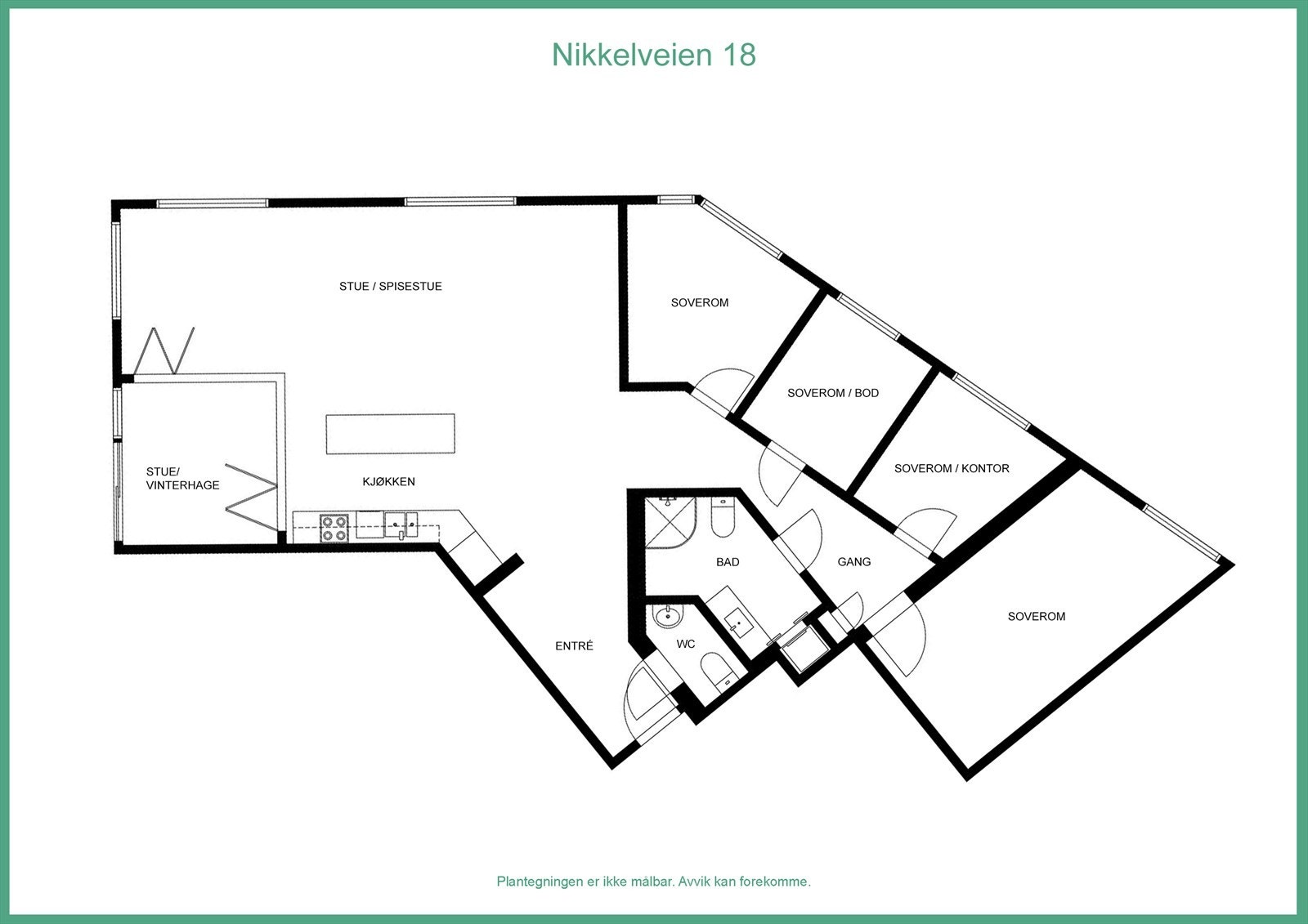 Plantegning Galleribilde