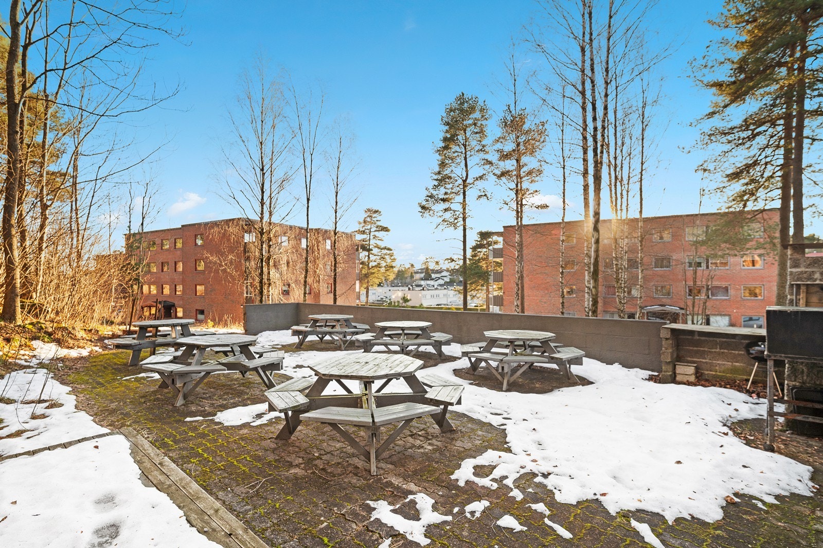 Fellesområde overfor blokka Galleribilde