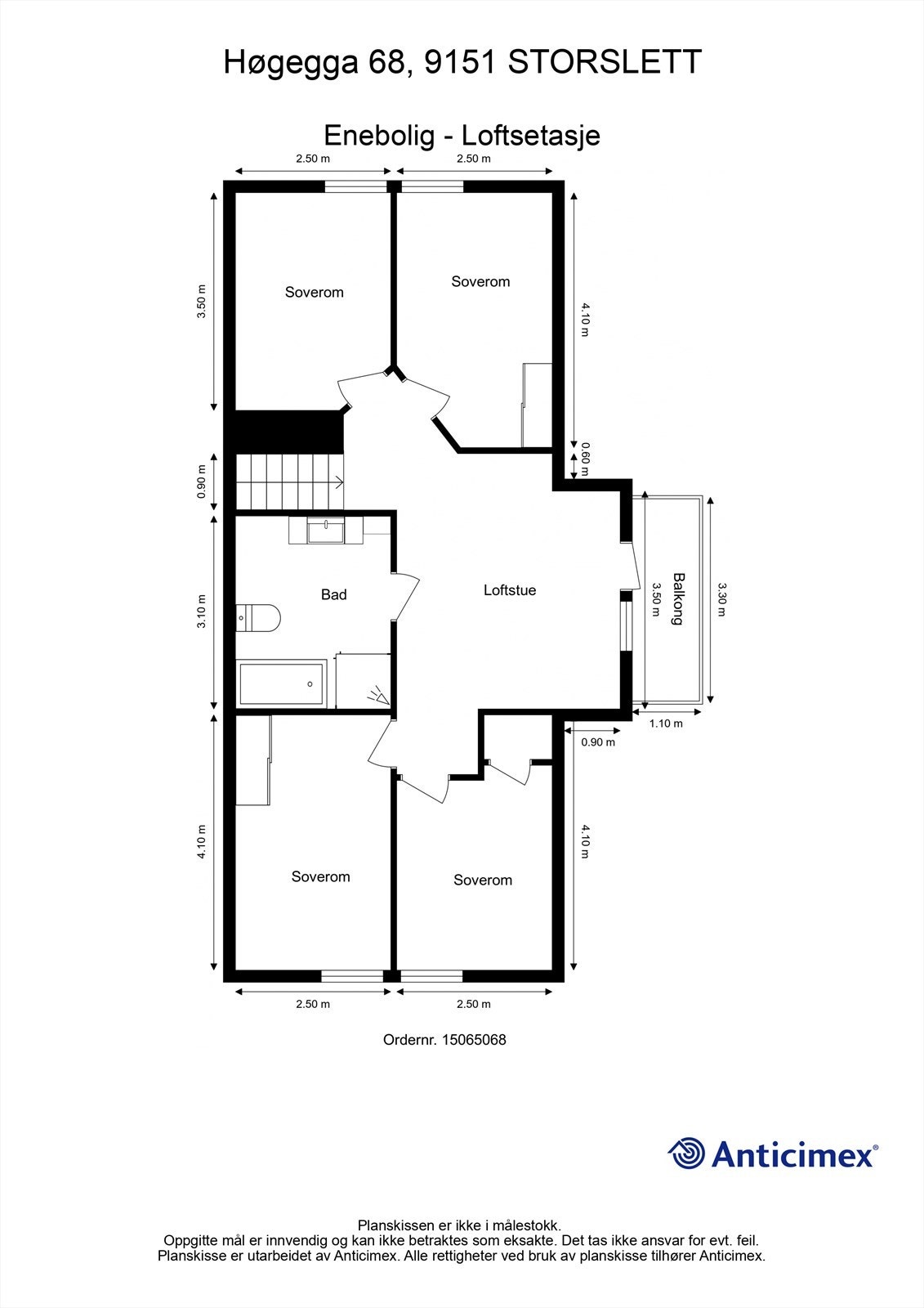 Planillustrasjon loft. Galleribilde