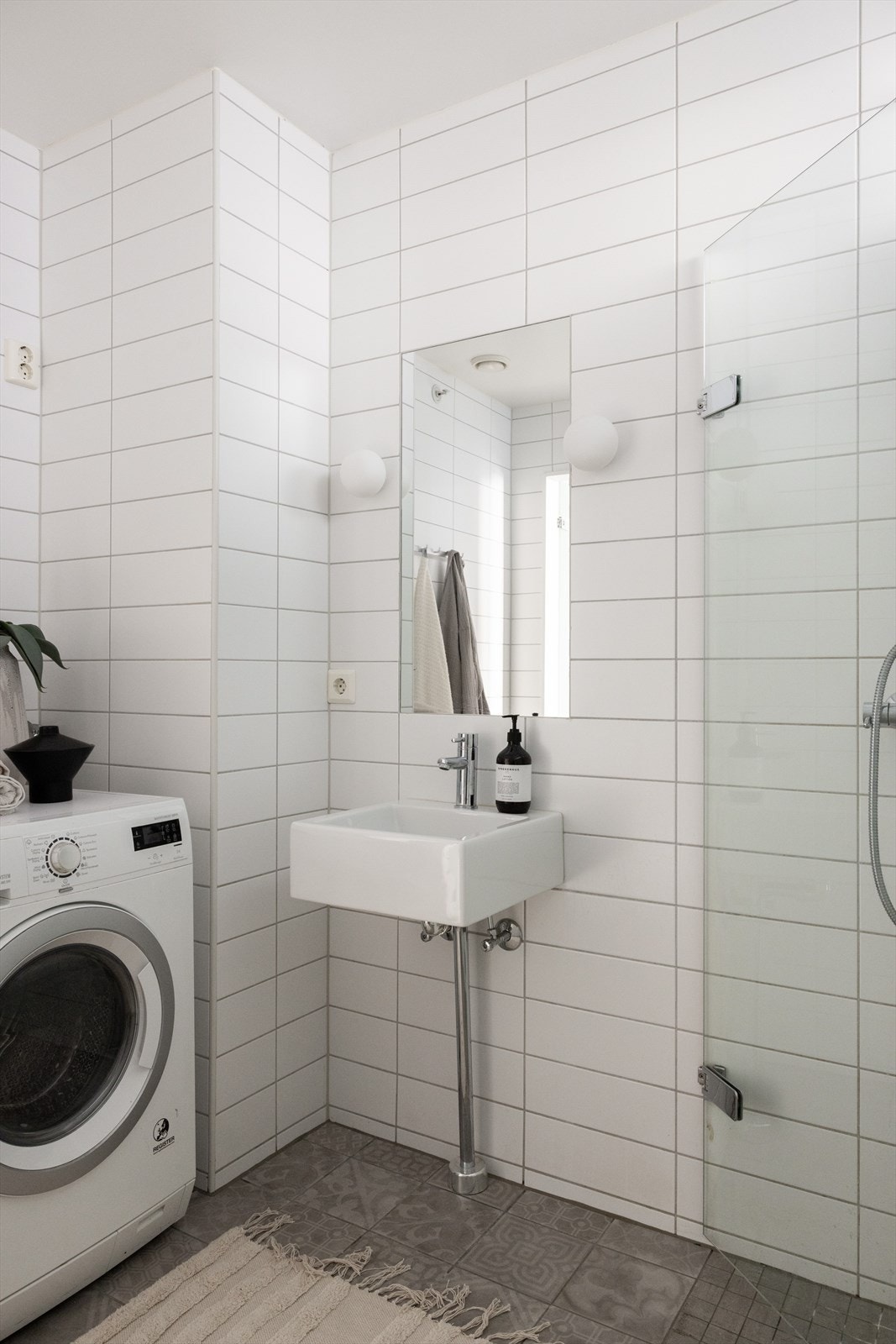 - Opplegg for vaskemaskin. Mekanisk avtrekk - Galleribilde