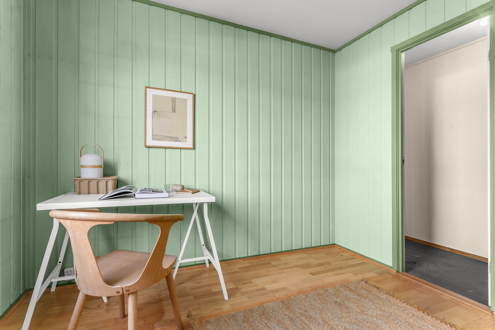 Boligen har i dag 3 soverom. Det ene soverommet har vært benyttet som spisestue. Galleribilde