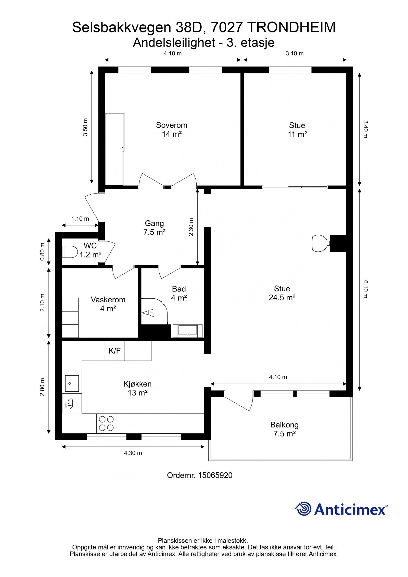 Plantegning Galleribilde