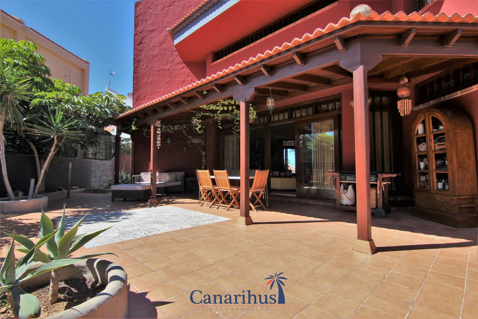 Terrasse på baksiden Galleribilde