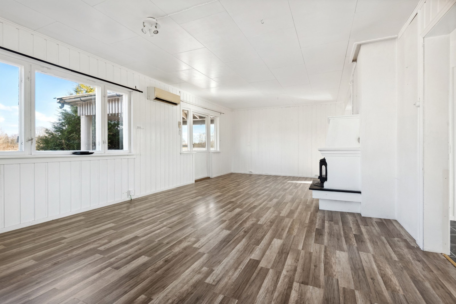 Stue med peis Galleribilde