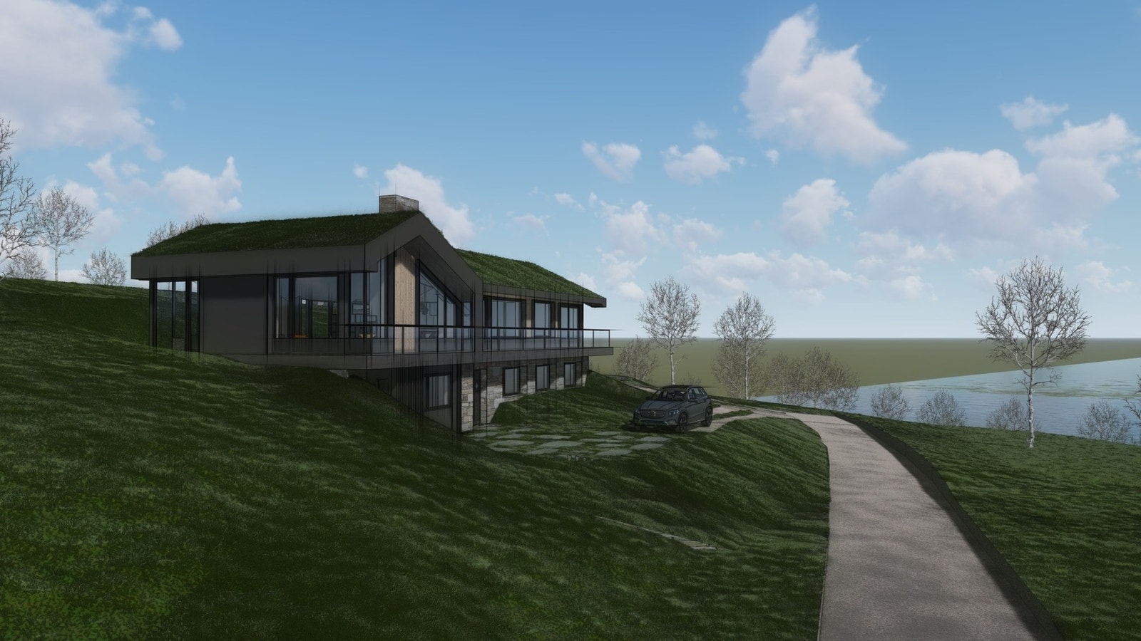 Tidligere prosjektert hytte på Solhovda 26 Galleribilde