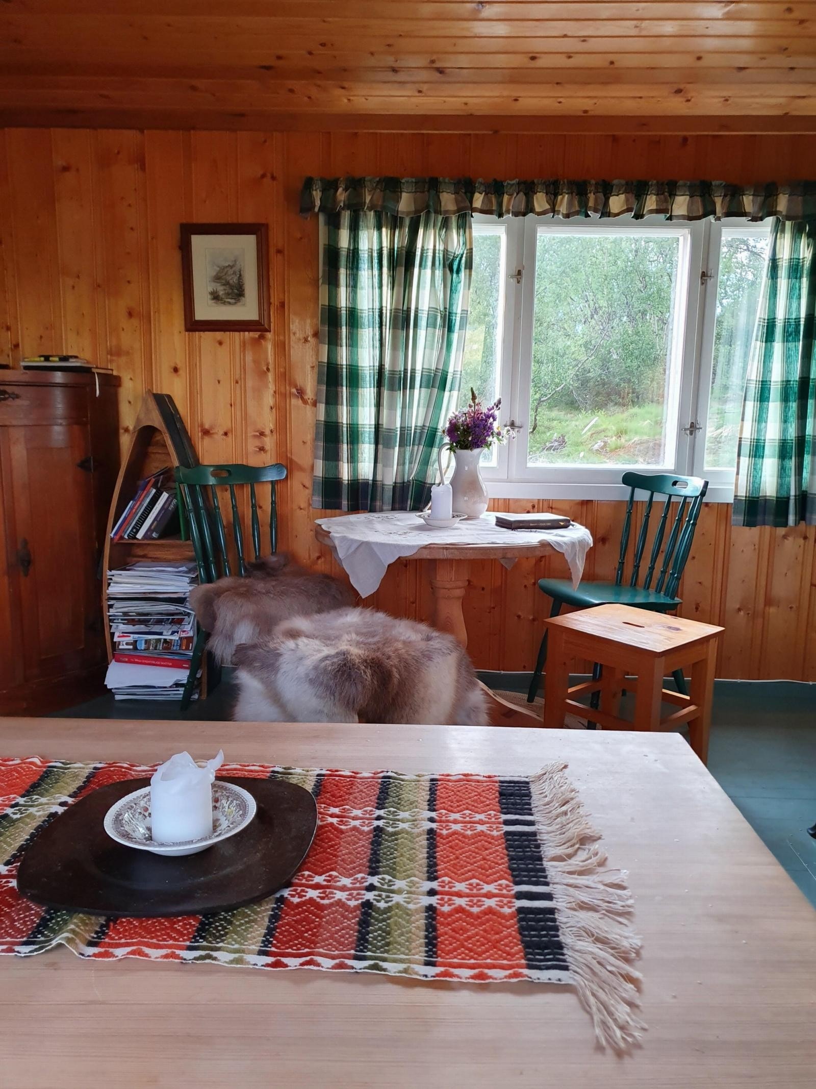 Stue og kaffekrok i "Fjellro" Galleribilde