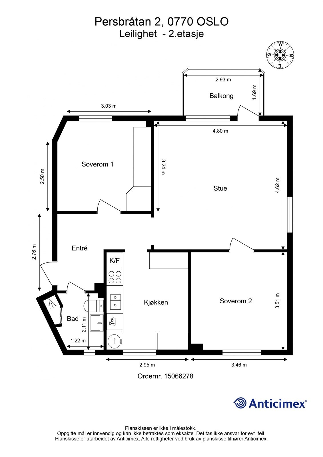 Planskisse Galleribilde