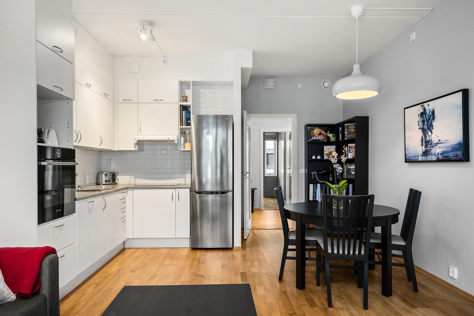 Parkett på gulv. Galleribilde