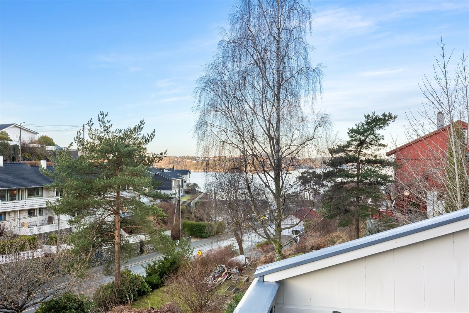 Utsikt fra balkongen Galleribilde