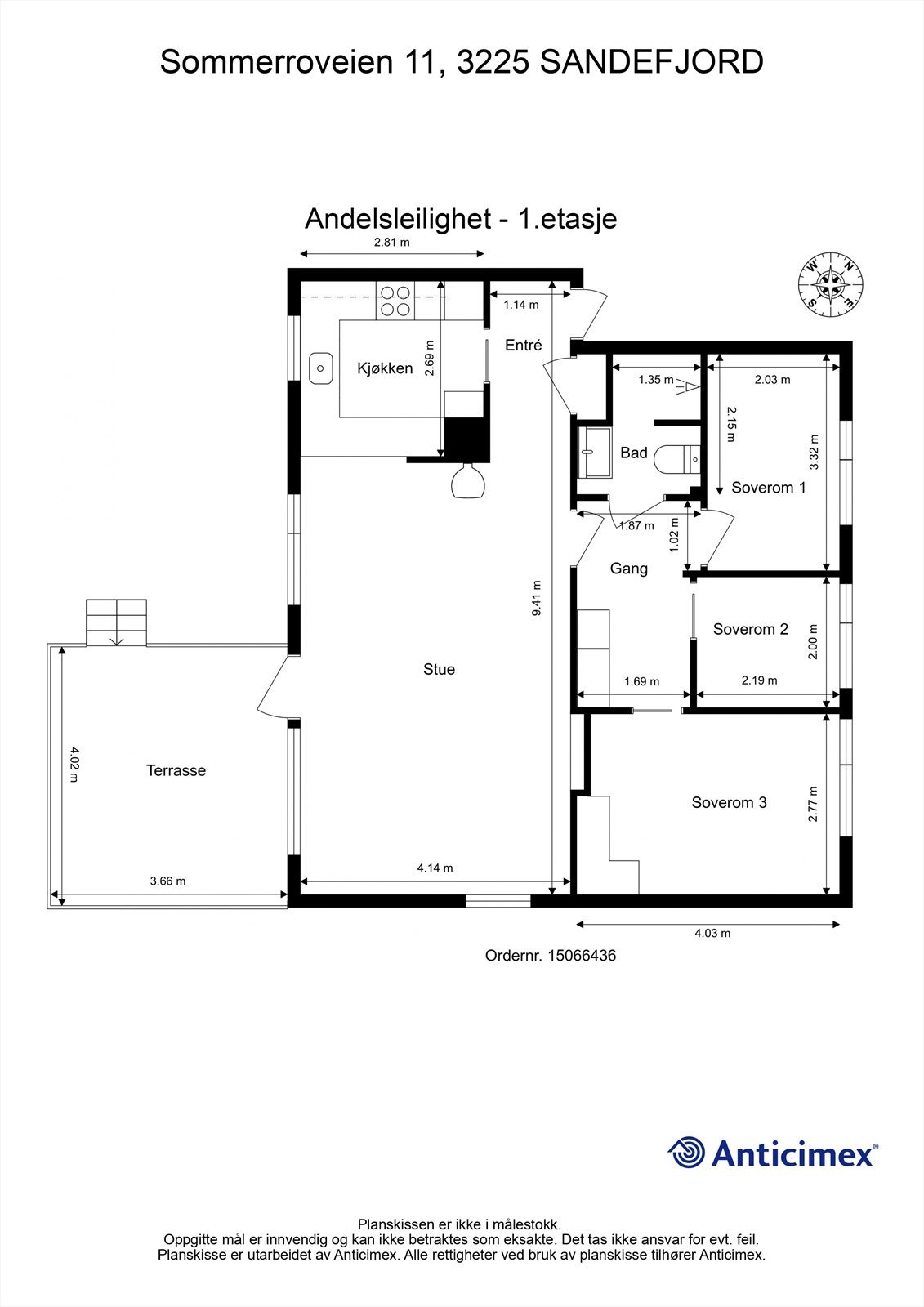 Plantegning Galleribilde