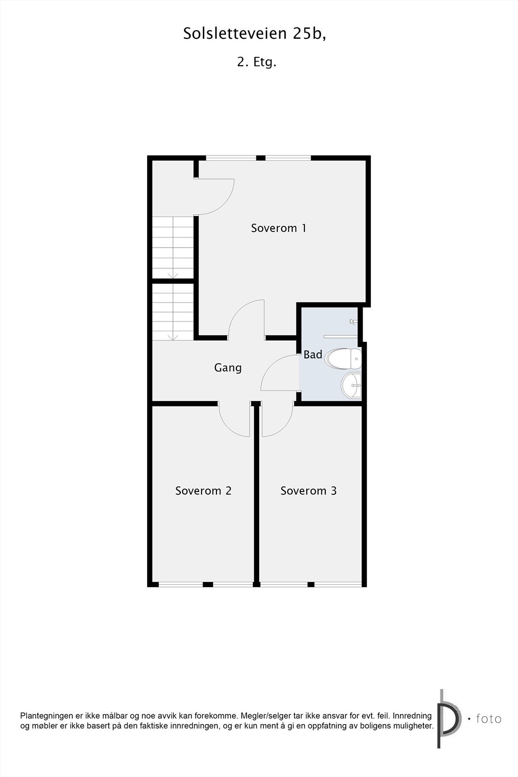 Plantegning 2. etasje Galleribilde