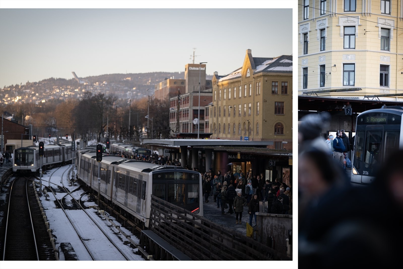 Majorstuen er et sentralt knutepunkt med svært gode kollektivtilbud Galleribilde