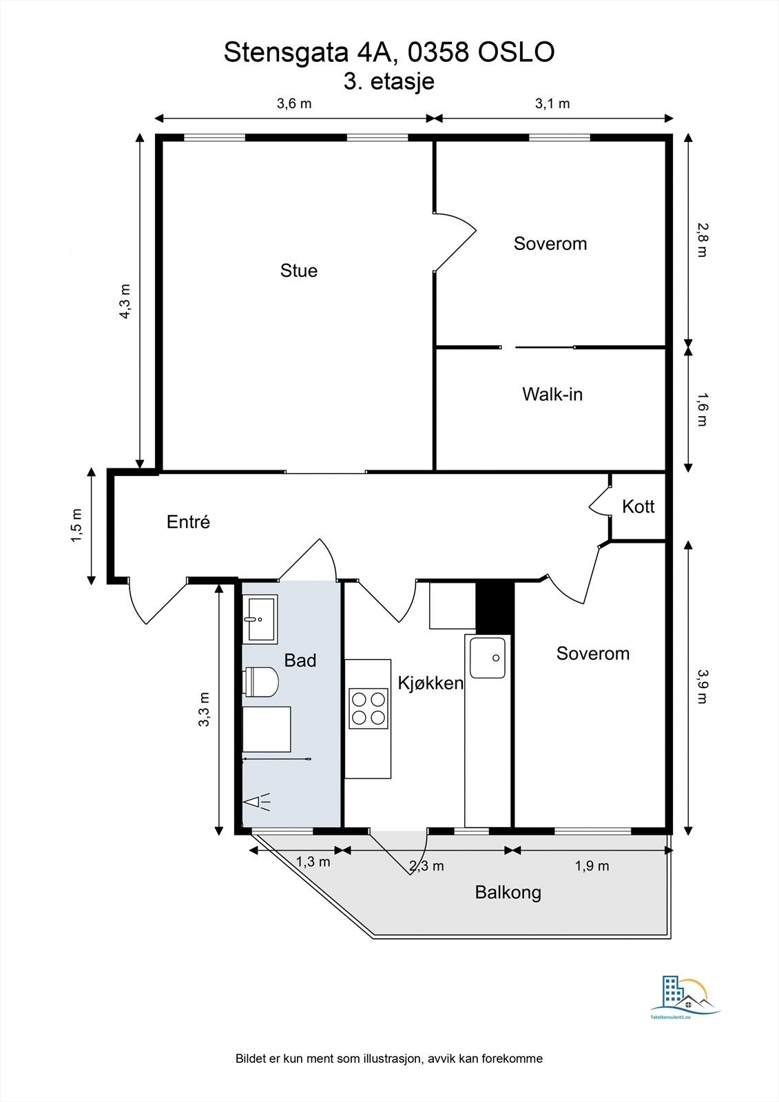 Plantegning til orientering. Galleribilde