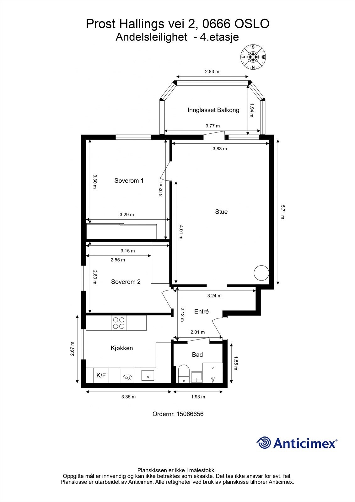 Plantegning Galleribilde