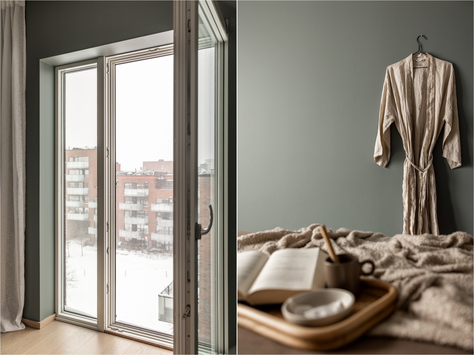 Rommet har store vindusflater, ingen sjenerende innsyn og fransk balkong. Galleribilde