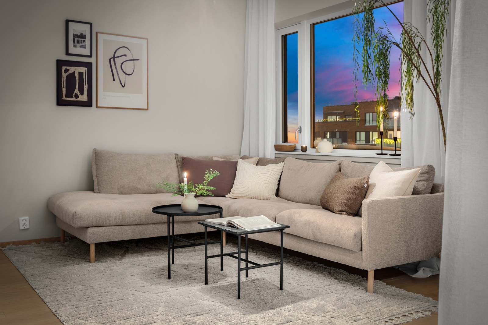 Stemningsbilde kveld. Galleribilde