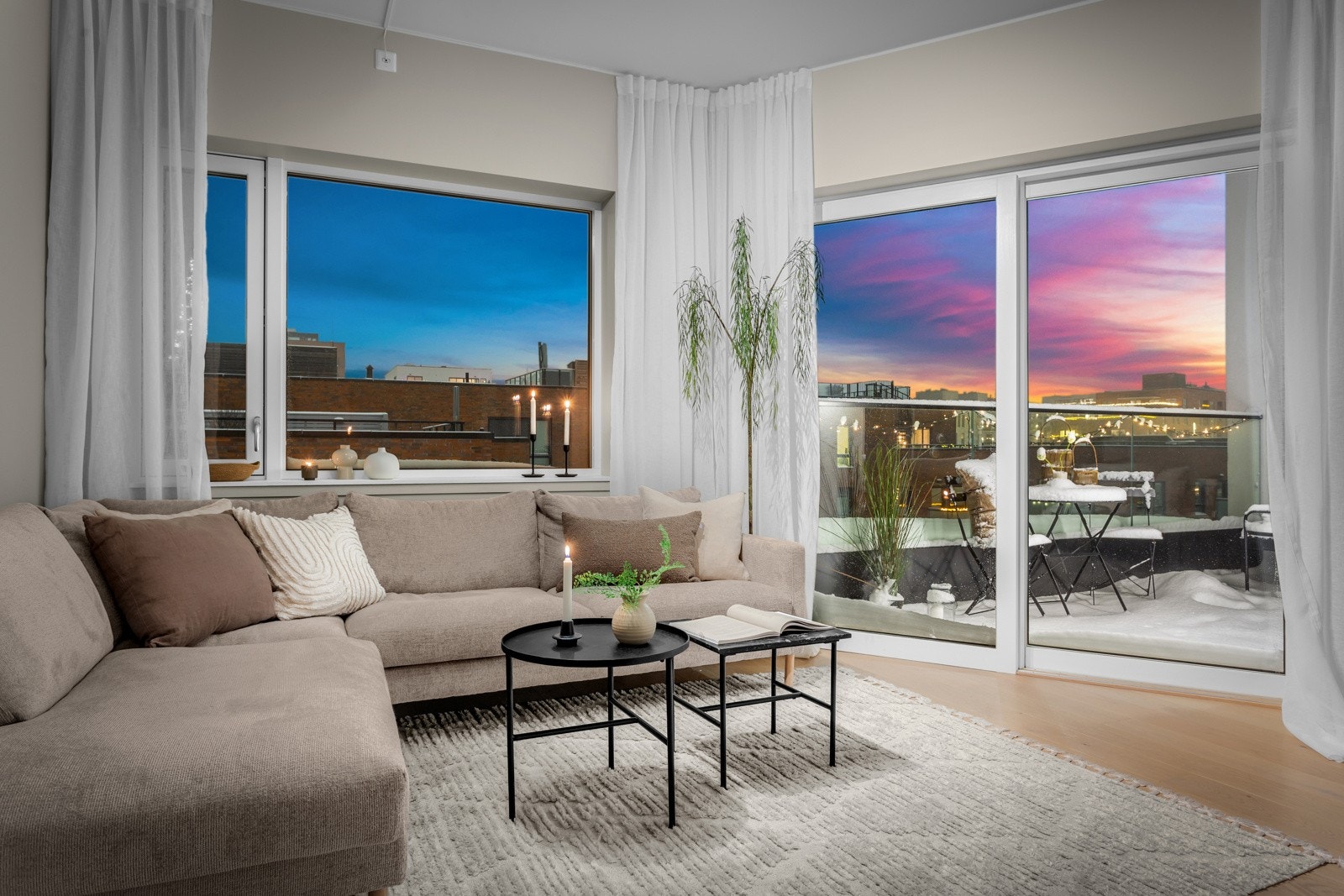 Stemningsbilde kveld. Galleribilde