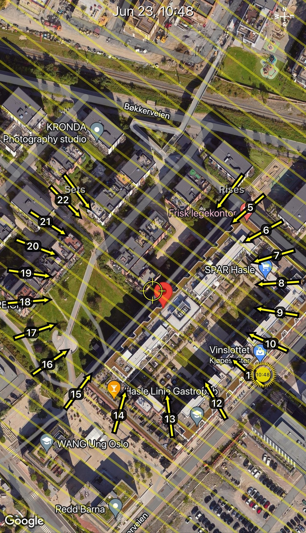 Solkart på sommerstid. Galleribilde