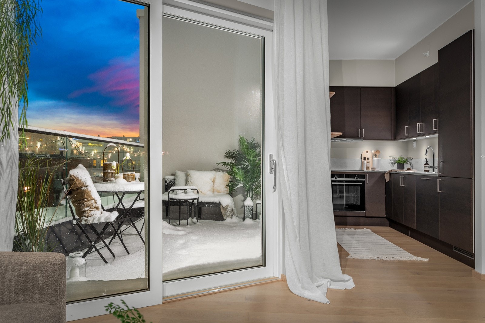 Stemningsbilde kveld. Galleribilde