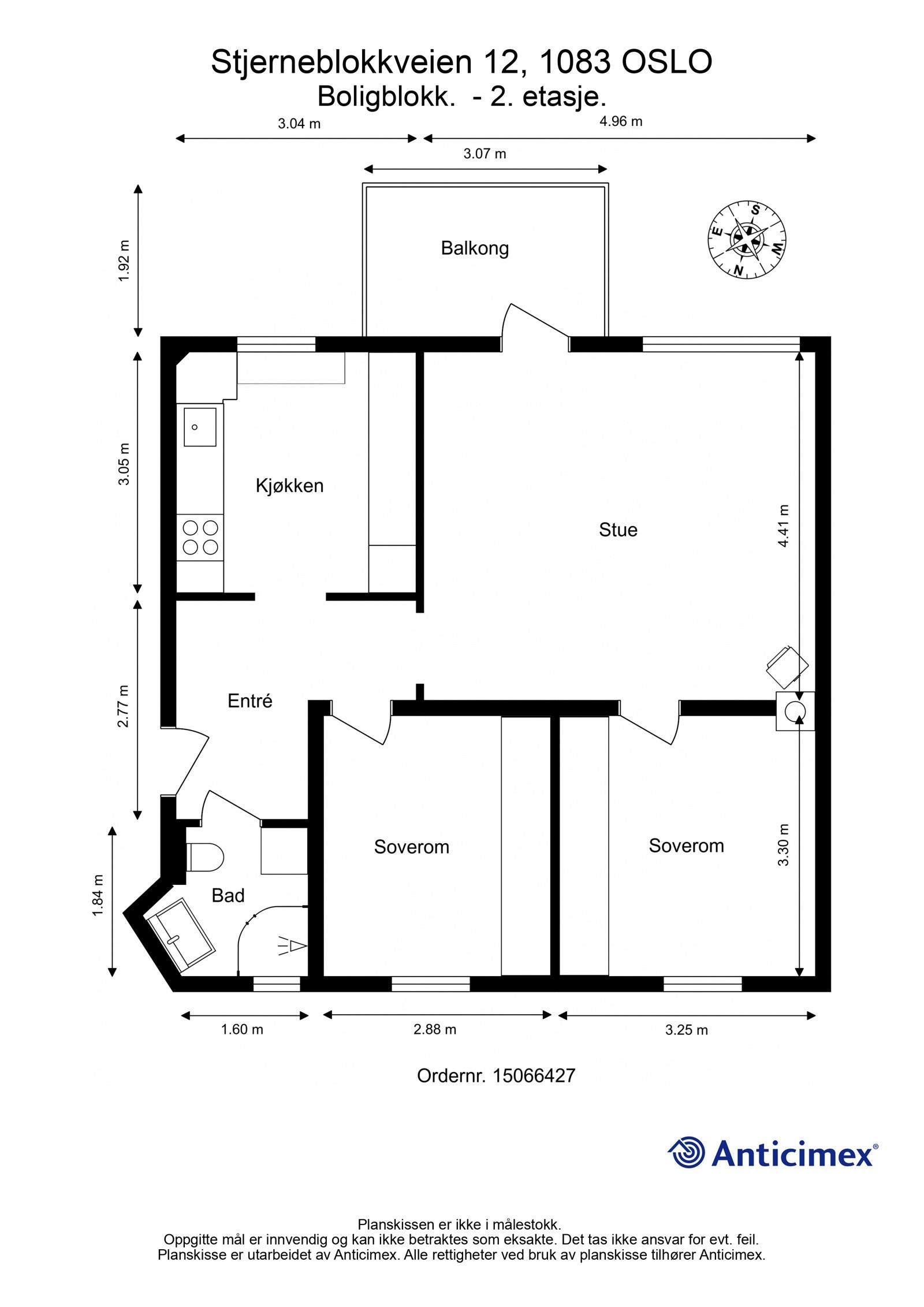 Plantegning Galleribilde