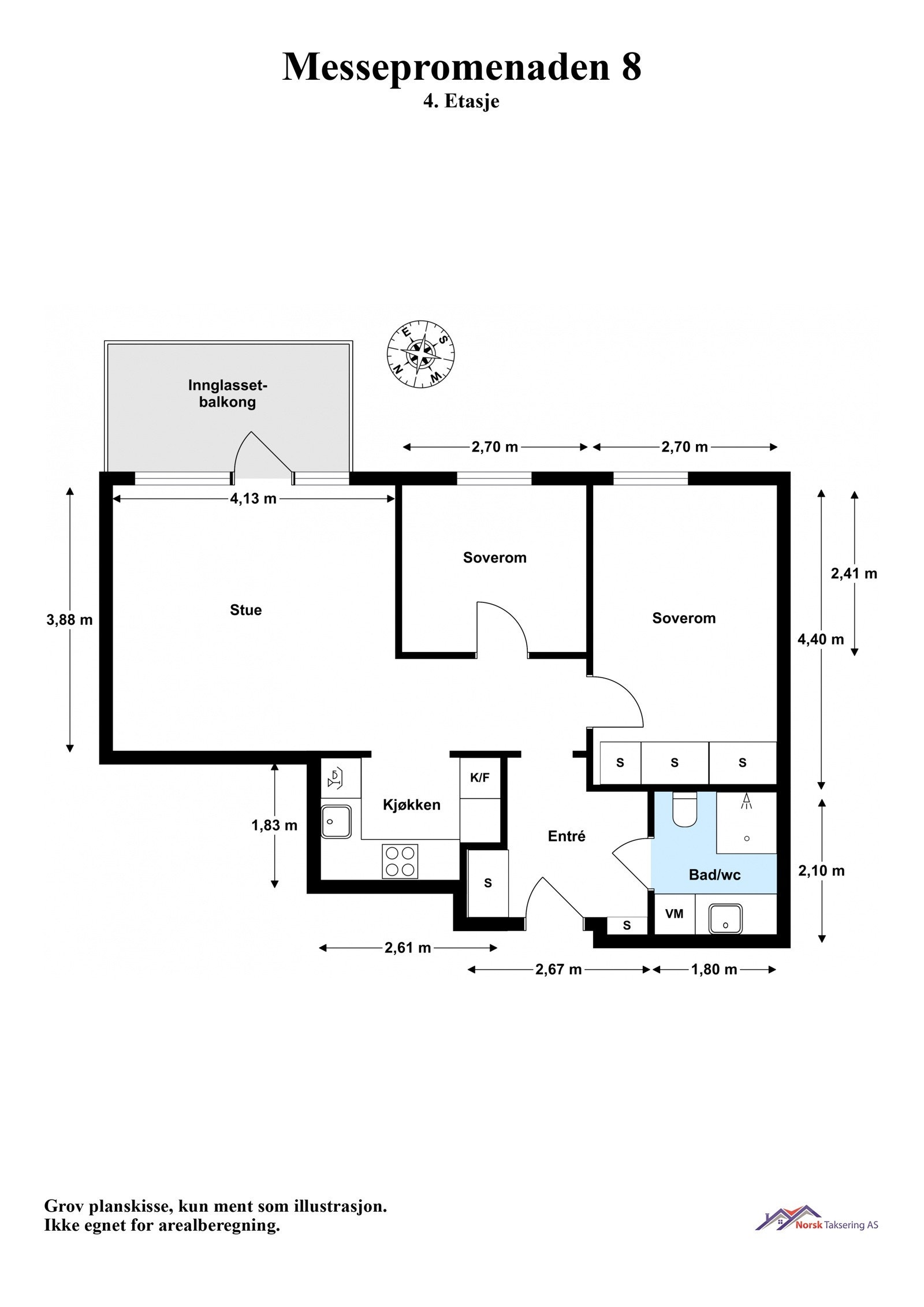 Planskisse Galleribilde