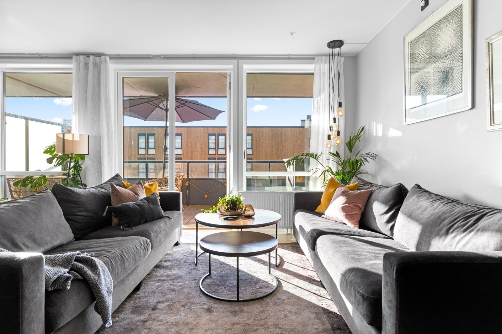 God kapasitet i salongdelen. Galleribilde