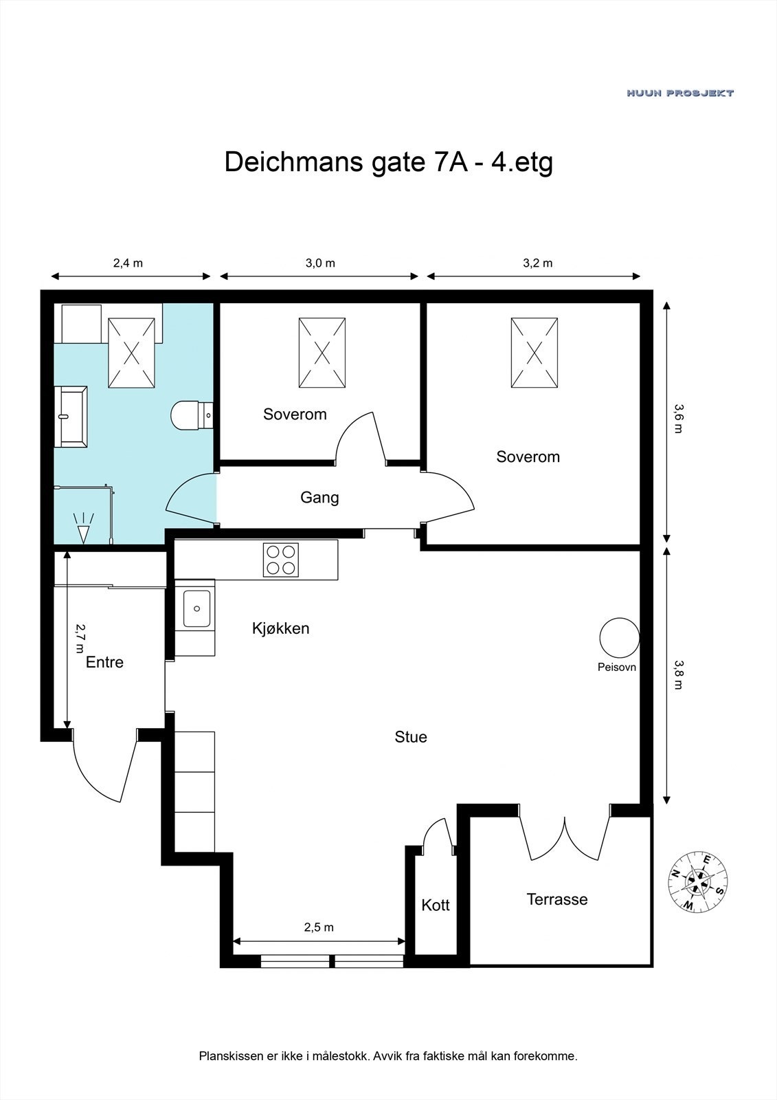 Plantegning. Galleribilde