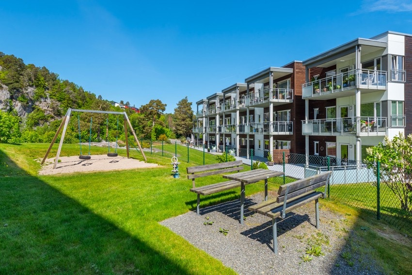 Felles lekeplass for alle tre borettslagene (Bellevue 6, 8 og 12) Galleribilde