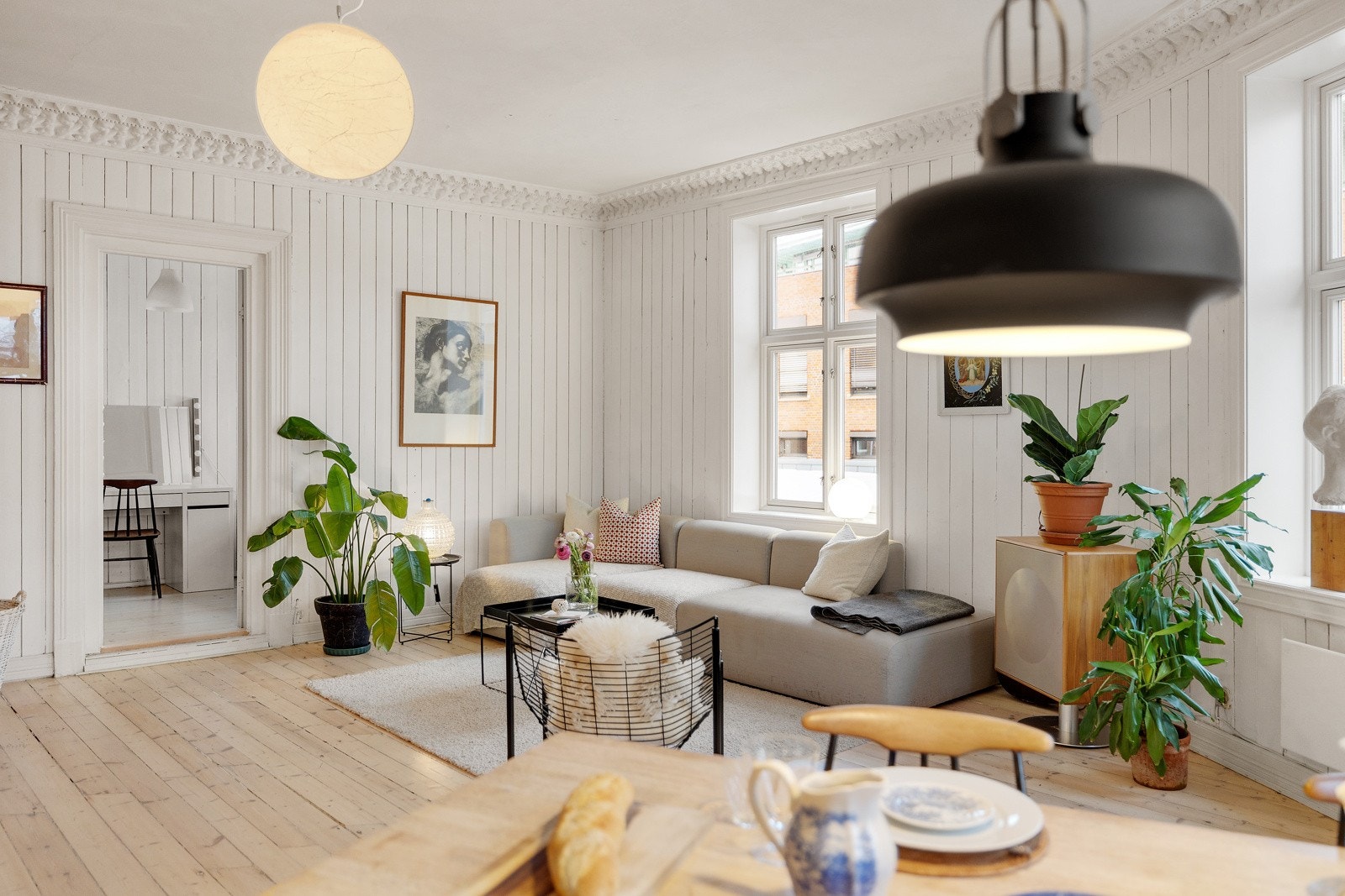 - Meget sosial kjøkkenløsning - Galleribilde