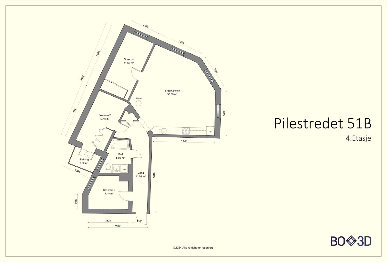 - Plantegning - Galleribilde