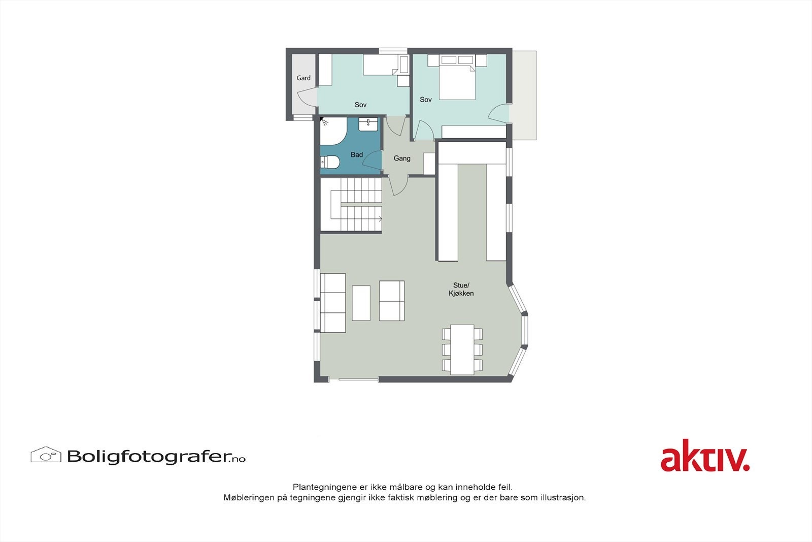 Plantegning hovedetasje Galleribilde